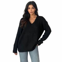 Damen Strickpullover von Emma&Ashley Gr. One Size - black