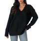 Damen Strickpullover von Emma&Ashley Gr. One Size - black