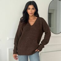 Damen Strickpullover von Emma&Ashley Gr. One Size - brown