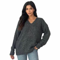 Damen Strickpullover von Emma&Ashley Gr. One Size - grey