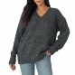 Damen Strickpullover von Emma&Ashley Gr. One Size - grey