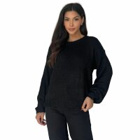 Damen Strickpullover von Emma&Ashley Gr. One Size - black