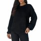 Damen Strickpullover von Emma&Ashley Gr. One Size - black
