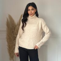 Damen Strickpullover von Emma&Ashley Gr. One Size - beige