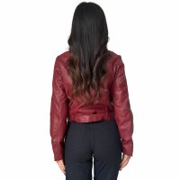Damen Bikerjacke von Emma&Ashley - bordeaux