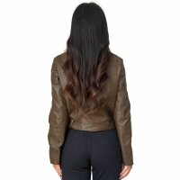 Damen Bikerjacke von Emma&Ashley - brown