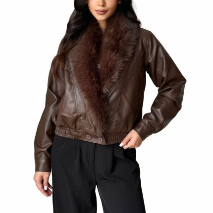 Damen Winterjacke von Emma&Ashley - brown