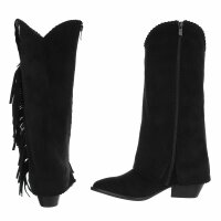 Damen Western- & Bikerboots - black