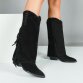 Damen Western- & Bikerboots - black