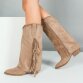 Damen Western- & Bikerboots - khaki