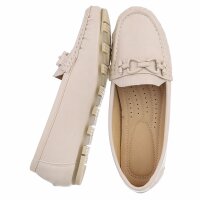 Damen Mokassins - beige