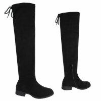 Damen Overknee-Stiefel - black