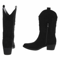 Damen Western- & Bikerboots - black