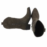 Damen Western- & Bikerboots - green