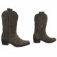 Damen Western- & Bikerboots - green