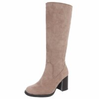 Damen Klassische Stiefel - taupe