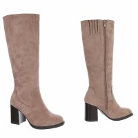 Damen Klassische Stiefel - taupe