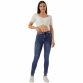 Damen High Waist Jeans von Laulia - blue