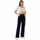 Damen High Waist Jeans von Laulia - DK.blue