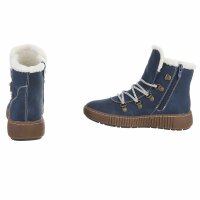 Damen Schnürstiefel - blue