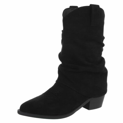 Damen Western- & Bikerboots - black