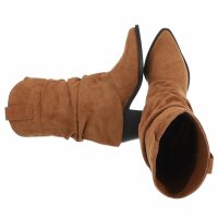Damen Western- & Bikerboots - camel