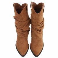 Damen Western- & Bikerboots - camel