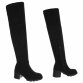 Damen Overknee-Stiefel - black