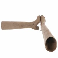 Damen Overknee-Stiefel - khaki