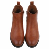Damen Chelsea Boots - camel