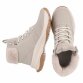 Damen Schnürstiefeletten - beige