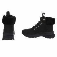 Damen Schnürstiefeletten - black