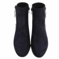 Damen High-Heel Stiefeletten - blue