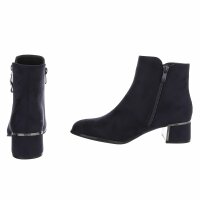 Damen High-Heel Stiefeletten - blue