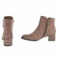 Damen High-Heel Stiefeletten - khaki