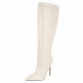 Damen High-Heel Stiefel - beige