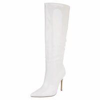 Damen High-Heel Stiefel - white