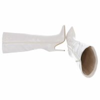 Damen High-Heel Stiefel - white