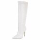 Damen High-Heel Stiefel - white