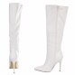 Damen High-Heel Stiefel - white
