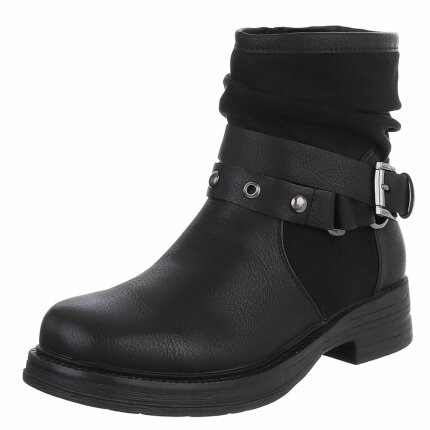 Damen High-Heel Stiefeletten - black