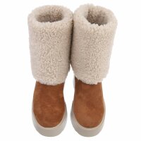 Damen Winterstiefeletten - camel