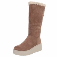 Damen Winterstiefeletten - khaki