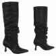 Damen High-Heel Stiefel - blackpu