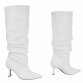 Damen High-Heel Stiefel - whitepu