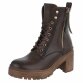 Damen High-Heel Stiefeletten - brownpu