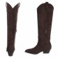 Damen High-Heel Stiefel - brown