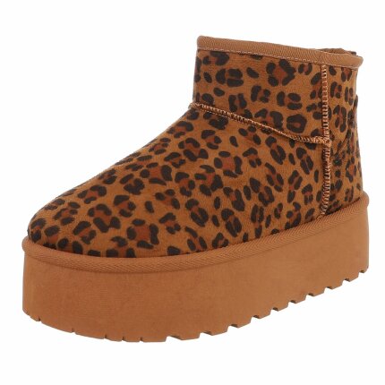 Damen Winterstiefeletten - leopard