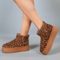 Damen Winterstiefeletten - leopard