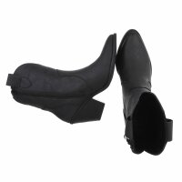 Damen Western- & Bikerboots - black